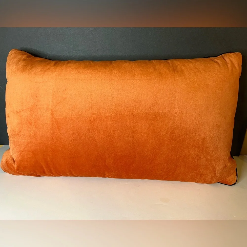 Halloween Trick O Treating Kids Large Pillow Cushion Haunted House Witch Ghost